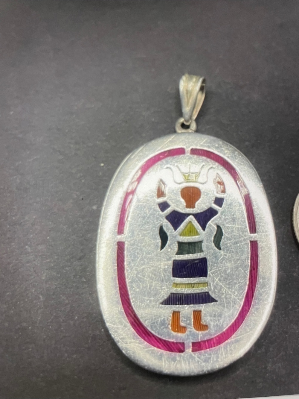 Unique Taxco Sterling Silver Pendant